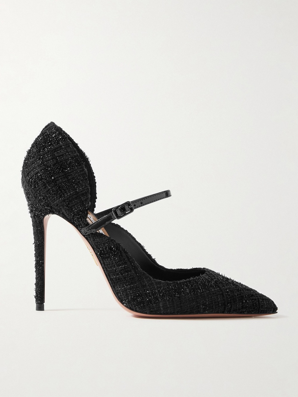 Aquazzura Bellezza 105 Tweed Pumps $850 36.5